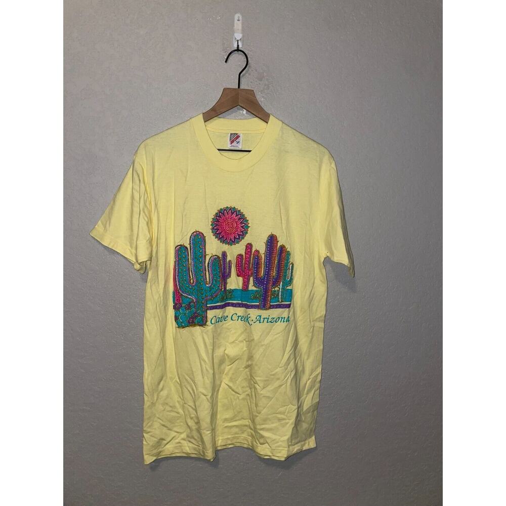 Vintage Cave Creek Arizona Shirt Cactus Desert Graphic Tee 90s 1994 VTG Large